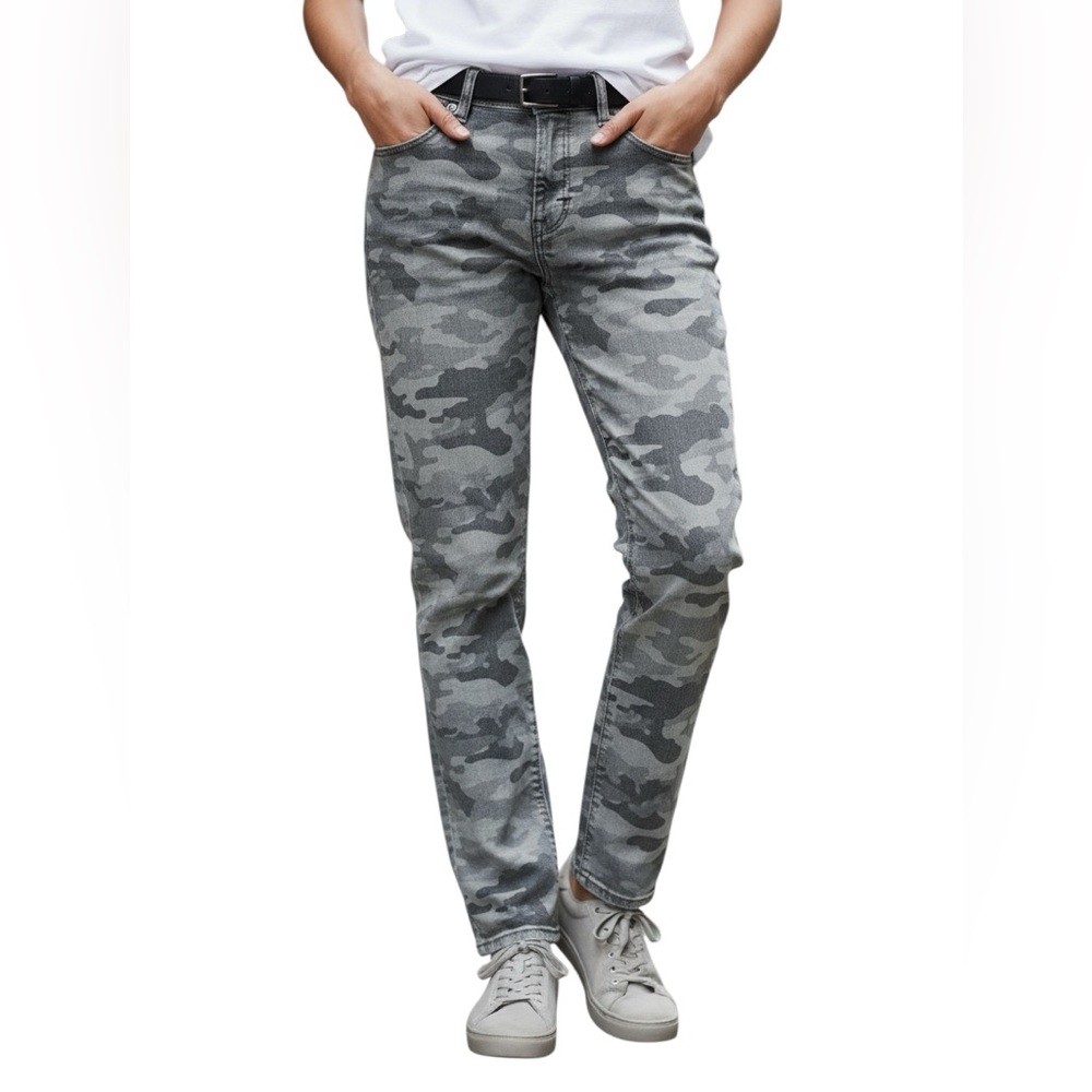 Hudson Jeans Women's Skinny in Gray Camo